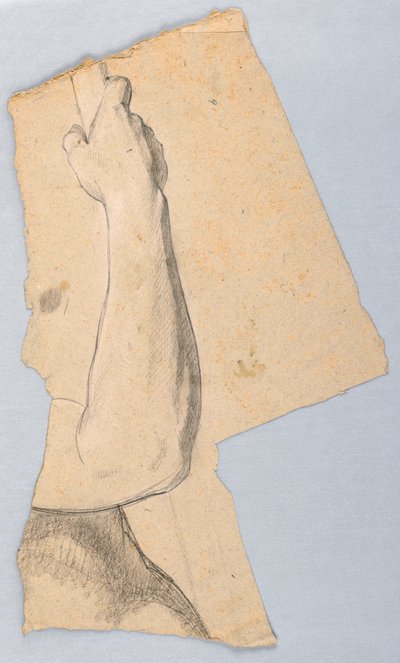Piirros, tutkimus "Tribute Money" -teosta, 1852 tekijältä Daniel Huntington