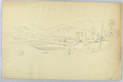 Franconia Notch Pemigewasset-joesta lähellä Grafton Housea tekijältä Daniel Huntington