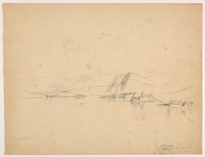 Luzernjärvi elokuvasta "The Swan" tekijältä Daniel Huntington