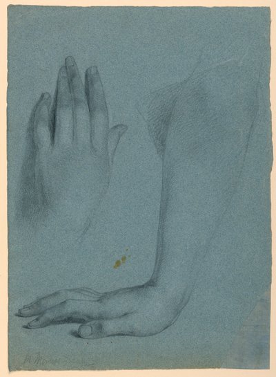 La mà i el braç de Mercy, estudi per a "Mercy