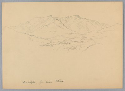 Mt. Mansfield lähellä Stowea, Vermont tekijältä Daniel Huntington
