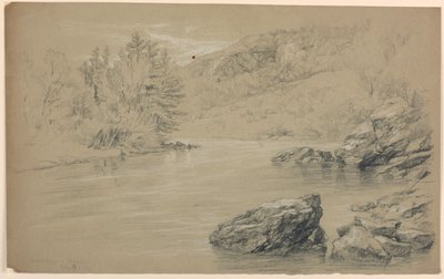 Androscoggin-joki Gorhamissa, New Hampshiressa tekijältä Daniel Huntington