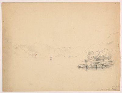 Brienz-järven länsiranta, Sveitsi tekijältä Daniel Huntington