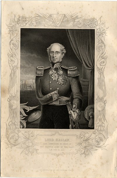 Lordi Raglanin muotokuva, 1856 tekijältä Daniel John Pound