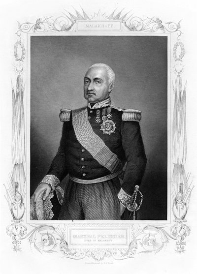 Tähtäävä Jean Jacques Pelissier, Malakoffin herttua, Ranskan marsalkka, 1800-luku. tekijältä Daniel John Pound