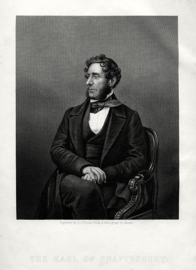 Anthony Ashley Cooper, Shaftesburyn 7. jaarli, englantilainen hyväntekijä, vuodelta 1880. tekijältä Daniel John Pound