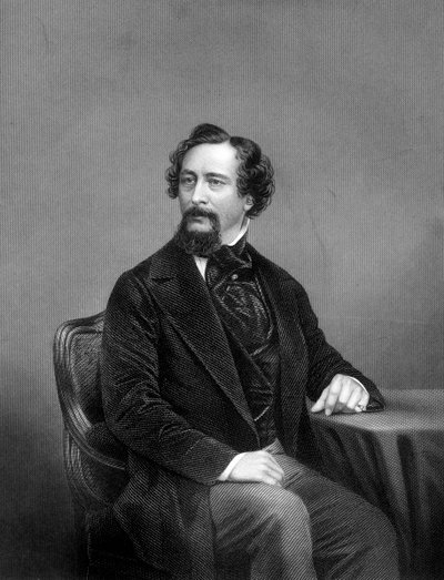 Charles Dickens, englantilainen kirjailija, 1800-luku. tekijältä Daniel John Pound