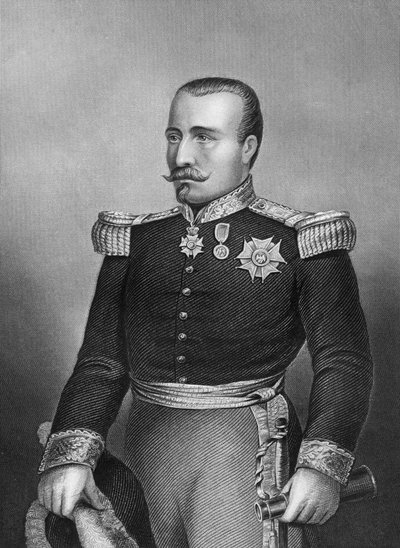 Kenraali Bosquet, ranskalainen sotilas, 1857 tekijältä Daniel John Pound