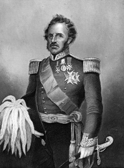 Kenraali Sir De Lacey Evans, brittiläinen sotilas, 1857 tekijältä Daniel John Pound
