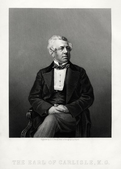George William Frederick Howard, Carlislen seitsemäs jaarli, brittiläinen poliitikko ja valtiomies, vuodelta 1880. tekijältä Daniel John Pound