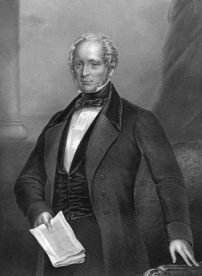 Henry John Temple 1784-1865, 3. varakreivi Palmerston, brittiläinen valtiomies, 1857. tekijältä Daniel John Pound