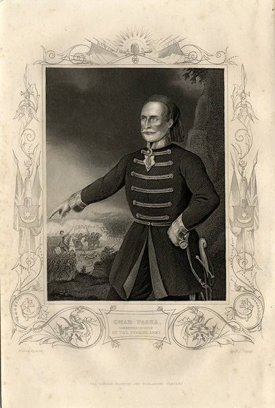 Omar Pashan muotokuva, 1856 tekijältä Daniel John Pound