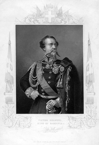 Victor Emanuel, Sardinian kuningas, 1800-luku. tekijältä Daniel John Pound