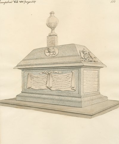 Nathaniel Lord Delamer ja Henry ja George Booth Hampsteadin kirkosta tekijältä Daniel Lysons