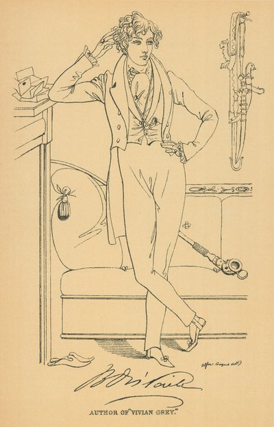 Benjamin Disraeli tekijältä Daniel Maclise