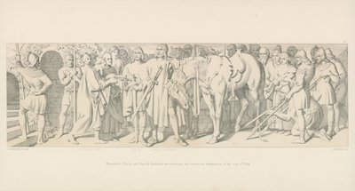 Samaan aikaan Tostig ja Harold Hardrada voittivat ja saavat Yorkin kaupungin esityksen tekijältä Daniel Maclise