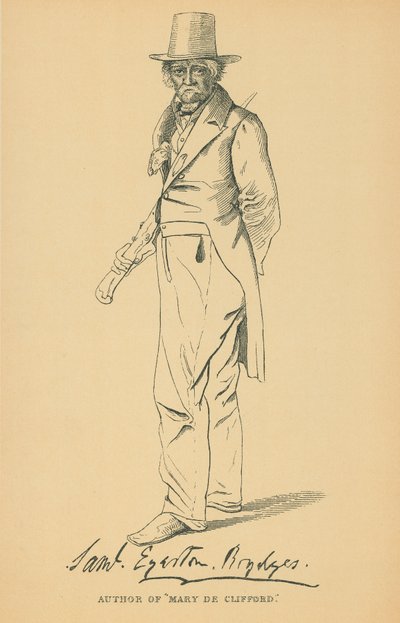Sir Egerton Brydges tekijältä Daniel Maclise