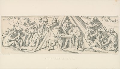 Aatto ennen taistelua. Saksien mellakka ja wassailut tekijältä Daniel Maclise
