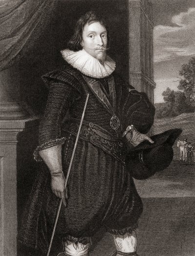 Muotokuva James Hamiltonista (1589-1625) Hamiltonin 2. markiisi, "Lodge