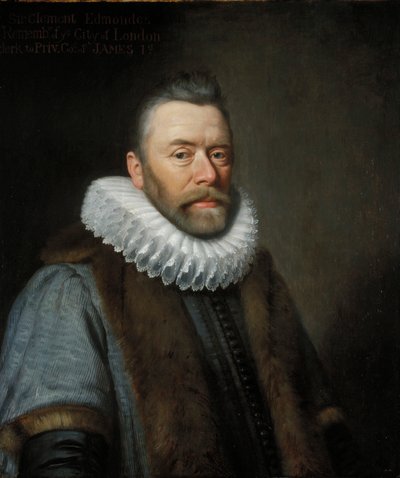 "Sir Clement Edmondes", 1600-luku. tekijältä Daniel Mytens