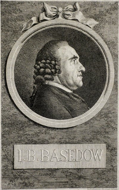 Johann Bernhard Basedow 1724-1790, 1773 tekijältä Daniel Nikolaus Chodowiecki