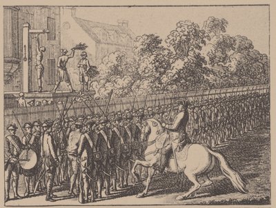 Kärjessä. Kuvitus J. B. Basedowin Elementartwerkistä, 1774 tekijältä Daniel Nikolaus Chodowiecki