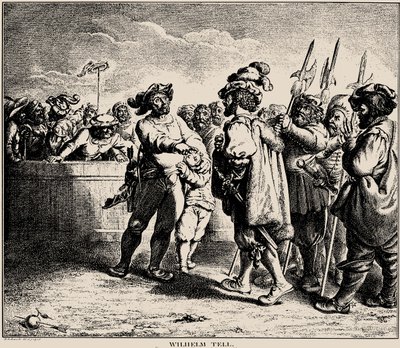 Wilhelm Tell, 1781. tekijältä Daniel Nikolaus Chodowiecki
