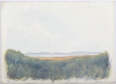 Pyhä saari, 1893 (kynä ja wc paperilla) tekijältä Daniel Oliver