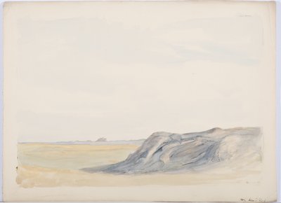 Pyhä saari, 1899 (kynä ja wc paperilla) tekijältä Daniel Oliver