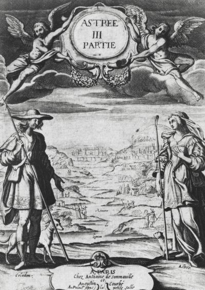 Astree ja Celadon, kuvitus Honore d