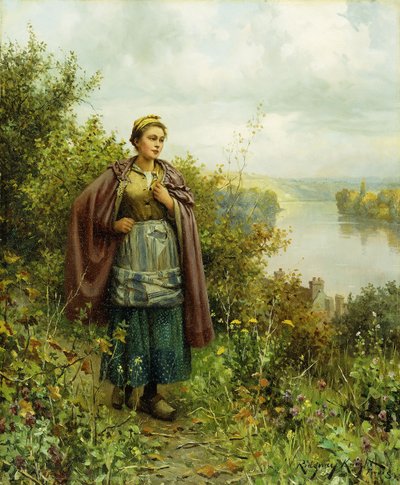Syksyinen kävely, tekijältä Daniel Ridgway Knight