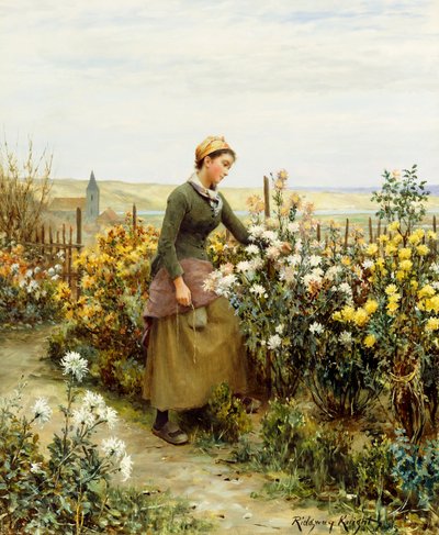 Puutarhurin tytär, tekijältä Daniel Ridgway Knight