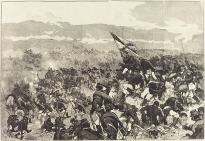 Plevnan taistelu. 30. heinäkuuta, Attack on the Heights..., 18831890. tekijältä Daniel Urrabieta Vierge