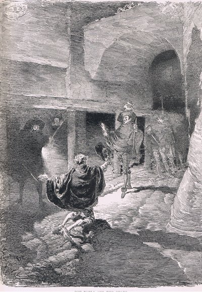Don Pablo ja vartija, The Magazine of Art 1893, Cassell and Company tekijältä Daniel Urrabieta Vierge