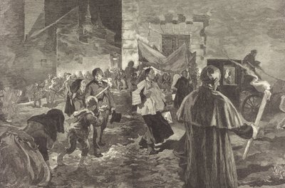 Espanja. Viaticum, 1889. tekijältä Daniel Urrabieta Vierge