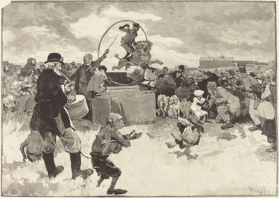 Oppitut koirat, 1883. tekijältä Daniel Urrabieta Vierge