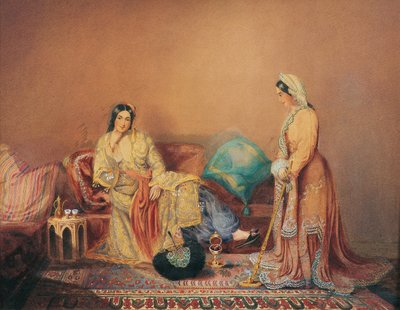 Phanariot Greek Ladies, 1800-luvun puoliväli. tekijältä Daniel Valentine Rivière