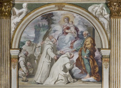 Karthusialaissäännön hyväksyminen, 1629. tekijältä Daniele Crespi