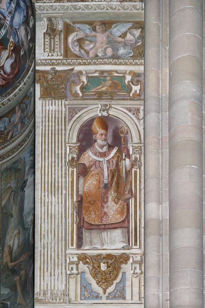 Saint Ambrose tekijältä Daniele Crespi