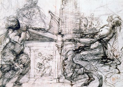St Cecile tai Cecilia, c1598-1630 tekijältä Daniele Crespi