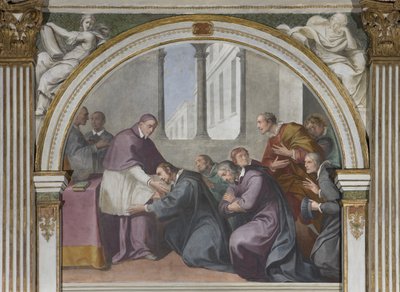 Pyhä Hugh, Pyhä Bruno ja hänen seuralaisensa, 1629. tekijältä Daniele Crespi