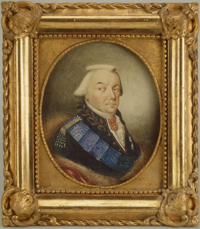 Prinssi Nikolai Borisovitš Jusupovin muotokuva 1750-1831, 1790-luku tekijältä Danila Grigoryevich Zhernovoi