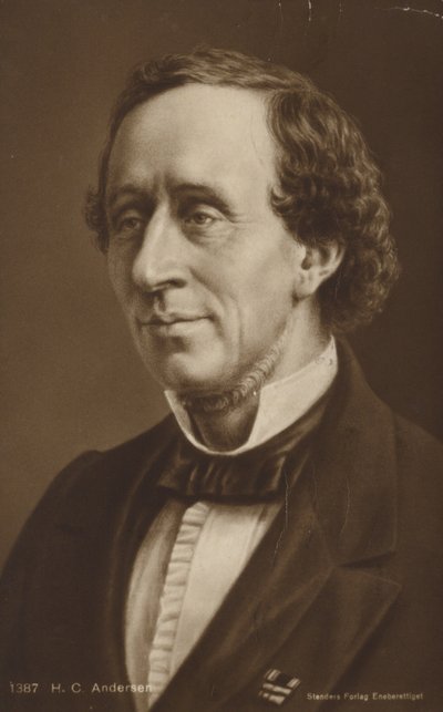 Hans Christian Andersen (1805-1875), tanskalainen kirjailija ja runoilija tekijältä Danish School