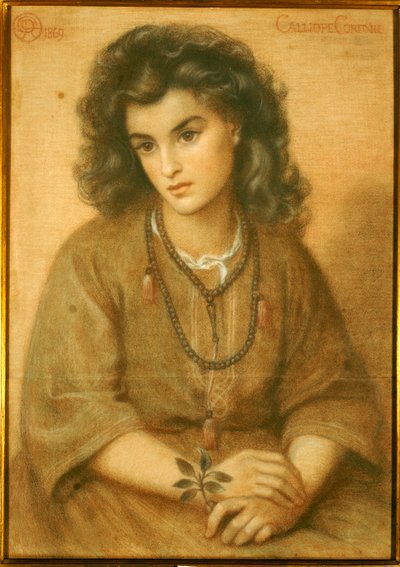 Calliope Coronio, 1869 tekijältä Dante Gabriel Charles Rossetti