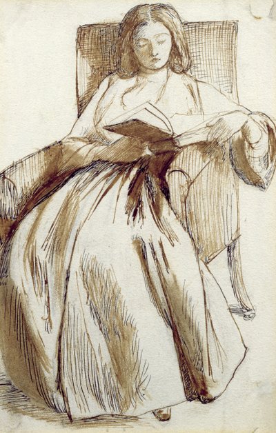 Huonekalut ja erilaiset esineet 1100- ja 1300-luvuilta tekijältä Dante Gabriel Charles Rossetti