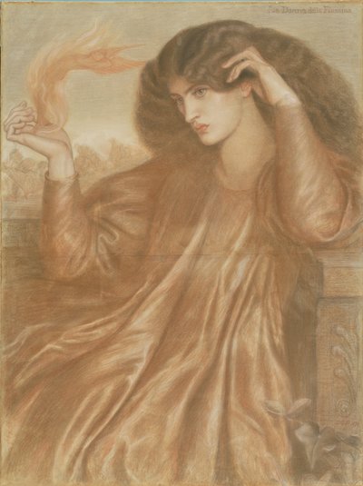 Liekin nainen tekijältä Dante Gabriel Charles Rossetti