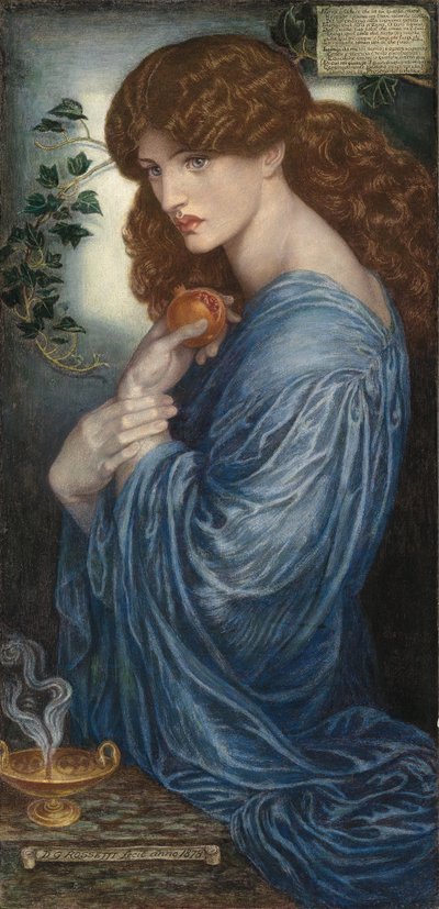 Proserpina tekijältä Dante Gabriel Charles Rossetti