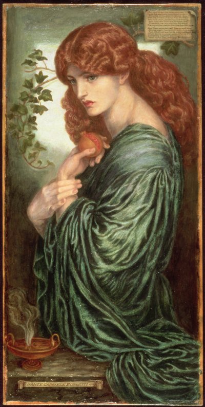 Proserpine, 1882 tekijältä Dante Gabriel Charles Rossetti