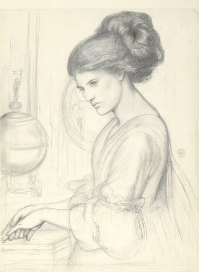 Tutkimus Käsienpesusta, 1865 tekijältä Dante Gabriel Charles Rossetti