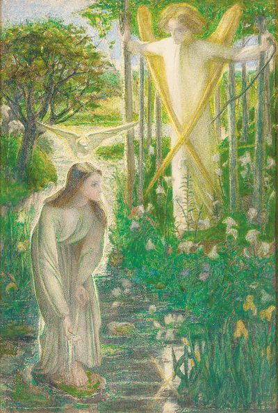 Ilmoitus, 1855 tekijältä Dante Gabriel Charles Rossetti